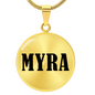 Myra v01 - 18k Gold Finished Luxury Necklace
