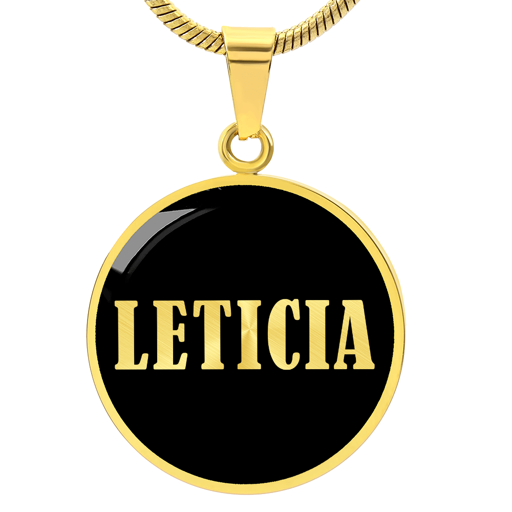 Leticia v02 - 18k Gold Finished Luxury Necklace