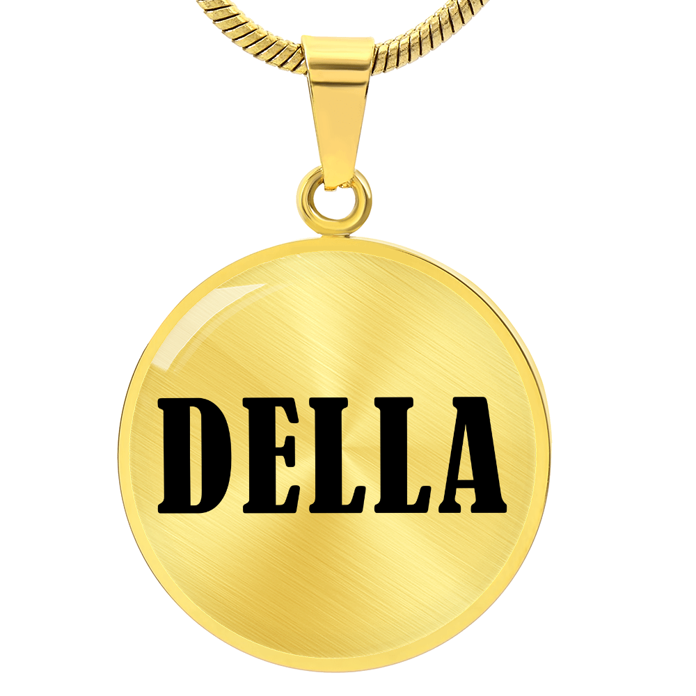 Della v01 - 18k Gold Finished Luxury Necklace