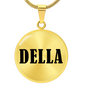 Della v01 - 18k Gold Finished Luxury Necklace