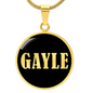 Gayle v02 - 18k Gold Finished Luxury Necklace