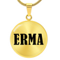 Erma v01 - 18k Gold Finished Luxury Necklace