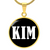 Kim v01w - 18k Gold Finished Luxury Necklace