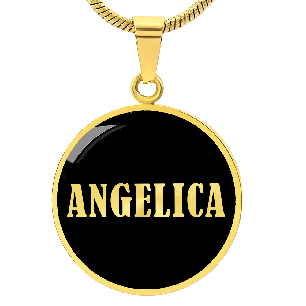 Angelica v02 - 18k Gold Finished Luxury Necklace