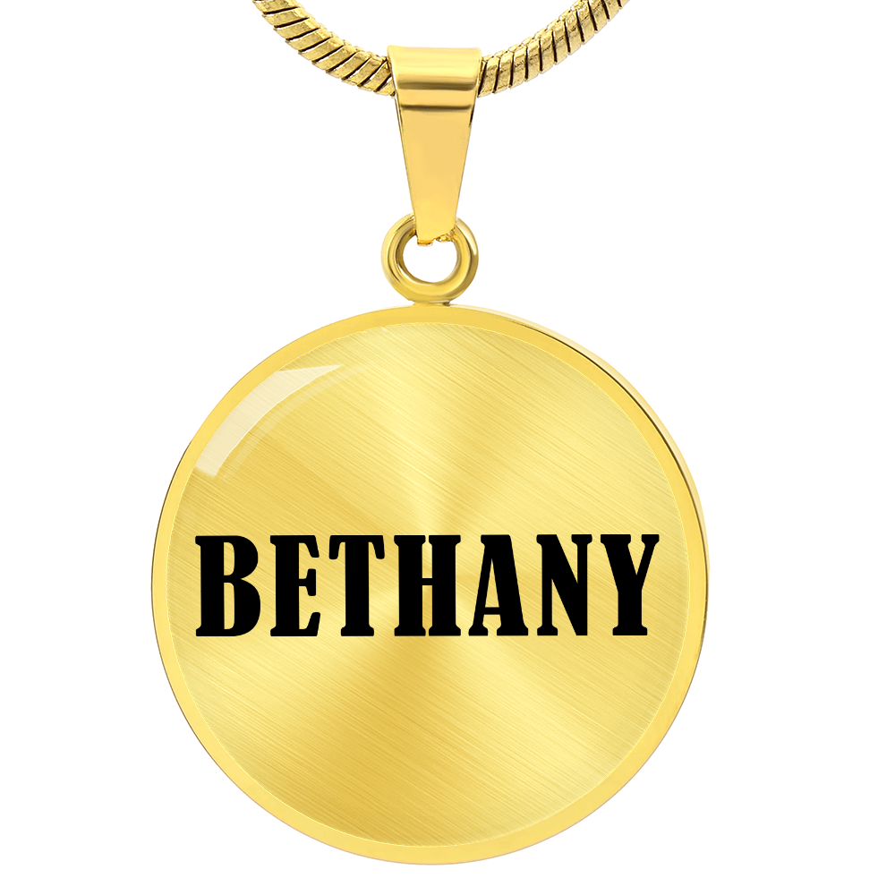 Bethany v01 - 18k Gold Finished Luxury Necklace