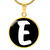 Initial E v3b - 18k Gold Finished Luxury Necklace