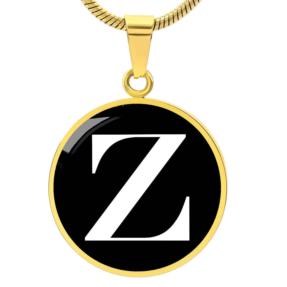 Initial Z v3a - 18k Gold Finished Luxury Necklace