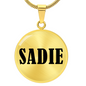 Sadie v01 - 18k Gold Finished Luxury Necklace