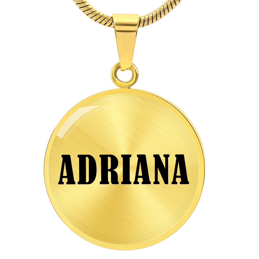 Adriana v01 - 18k Gold Finished Luxury Necklace