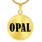 Opal v01 - 18k Gold Finished Luxury Necklace
