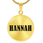 Hannah v01 - 18k Gold Finished Luxury Necklace