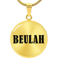 Beulah v01 - 18k Gold Finished Luxury Necklace