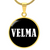 Velma v01w - 18k Gold Finished Luxury Necklace