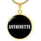 Antoinette v03 - 18k Gold Finished Luxury Necklace