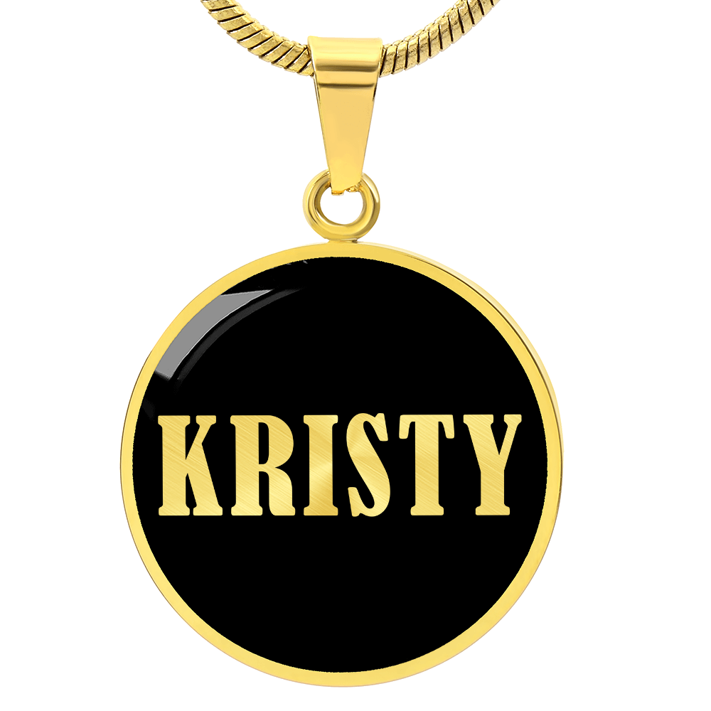 Kristy v02 - 18k Gold Finished Luxury Necklace
