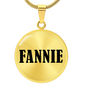 Fannie v01 - 18k Gold Finished Luxury Necklace