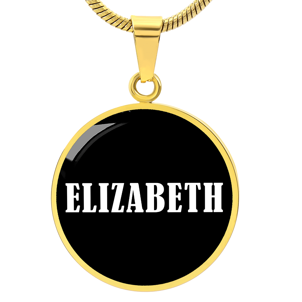 Elizabeth v01w - 18k Gold Finished Luxury Necklace