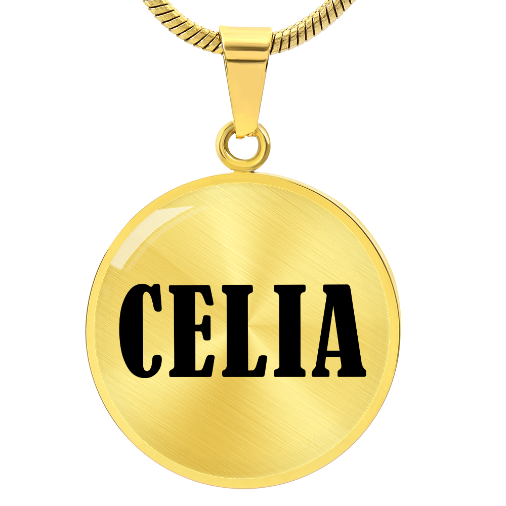 Celia v01 - 18k Gold Finished Luxury Necklace