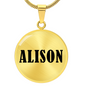 Alison v01 - 18k Gold Finished Luxury Necklace