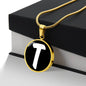 Initial T v3b - 18k Gold Finished Luxury Necklace