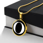 Initial O v3a - 18k Gold Finished Luxury Necklace