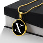 Initial X v3a - 18k Gold Finished Luxury Necklace