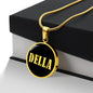 Della v02 - 18k Gold Finished Luxury Necklace