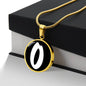 Initial O v3b - 18k Gold Finished Luxury Necklace