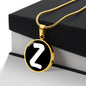 Initial Z v3b - 18k Gold Finished Luxury Necklace