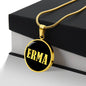 Erma v02 - 18k Gold Finished Luxury Necklace