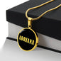 Adriana v02 - 18k Gold Finished Luxury Necklace