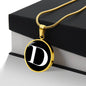 Initial D v3a - 18k Gold Finished Luxury Necklace