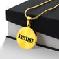Kristine v01 - 18k Gold Finished Luxury Necklace
