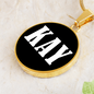 Kay v01w - 18k Gold Finished Luxury Necklace