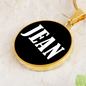 Jean v01w - 18k Gold Finished Luxury Necklace