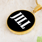Jill v01w - 18k Gold Finished Luxury Necklace