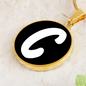Initial C v3b - 18k Gold Finished Luxury Necklace