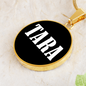 Tara v01w - 18k Gold Finished Luxury Necklace