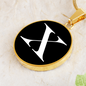 Initial X v3a - 18k Gold Finished Luxury Necklace