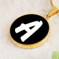 Initial A v3b - 18k Gold Finished Luxury Necklace