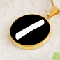 Initial I v3b - 18k Gold Finished Luxury Necklace