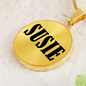 Susie v01 - 18k Gold Finished Luxury Necklace