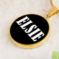 Elsie v01w - 18k Gold Finished Luxury Necklace