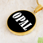 Opal v03 - 18k Gold Finished Luxury Necklace