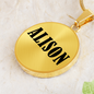 Alison v01 - 18k Gold Finished Luxury Necklace