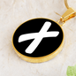 Initial X v3b - 18k Gold Finished Luxury Necklace