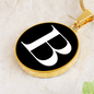 Initial B v3a - 18k Gold Finished Luxury Necklace