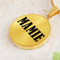 Mamie v01 - 18k Gold Finished Luxury Necklace