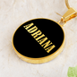 Adriana v02 - 18k Gold Finished Luxury Necklace