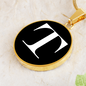 Initial T v3a - 18k Gold Finished Luxury Necklace